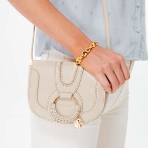 See By Chloe Mini Hana Crossbody / Cement Beige